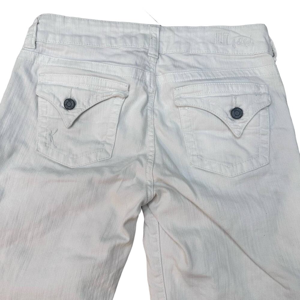 Kut from the Kloth Linen Look White Bermuda Shorts Size 6 - Picture 14 of 15